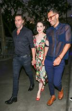 DITA VON TEESE Arrives at Adele Concert in Los Angeles 08/10/2016