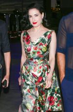 DITA VON TEESE Arrives at Adele Concert in Los Angeles 08/10/2016