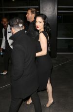 DITA VON TEESE Arrives at Barbra Streisand Concert in Los Angeles 08/02/2016