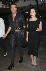 DITA VON TEESE Arrives at Barbra Streisand Concert in Los Angeles 08/02/2016