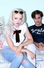 DOVE CAMERON at Music Choice Studio in New York 07/29/2016