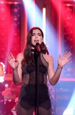 DUA LIPA Performs at Tonight Show Starring Jimmy Fallon
