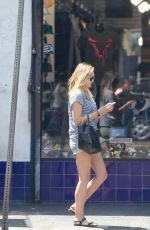 ELIZABETH OLSEN Out for Lunch in Hollywood 08/07/2016