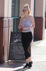 ELLE FANNING Arrives at Dance Class in Los Angeles 08/16/2016