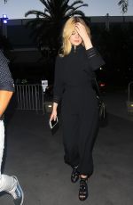 ELLE FANNING Arrives at Staples Center in Los Angeles 08/12/2016