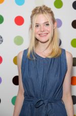 ELLE FANNING at Just One Eye x Creatures of the Wind Collaboration Dinner in Los Angeles 08/18/2016