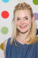 ELLE FANNING at Just One Eye x Creatures of the Wind Collaboration Dinner in Los Angeles 08/18/2016