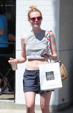 ELLE FANNING Out and About in Los Angeles 08/12/2016