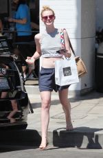 ELLE FANNING Out and About in Los Angeles 08/12/2016