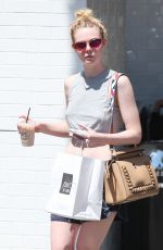 ELLE FANNING Out and About in Los Angeles 08/12/2016