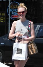 ELLE FANNING Out and About in Los Angeles 08/12/2016