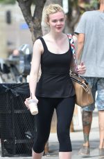 ELLE FANNING Out and About in Studio City 08/27/2016