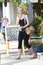ELLE FANNING Out and About in Studio City 08/27/2016
