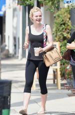 ELLE FANNING Out and About in Studio City 08/27/2016