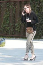 ELLEN POMPEO Leaves Andy LeCompte Salon in West Hollywood 08/26/2016