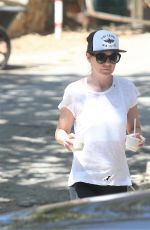 ELLEN POMPEO Out for Ice Cream in Los Feliz 08/04/2016
