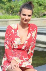 EMILY RATAJKOWSKI in Summer Dress 08/09/2016