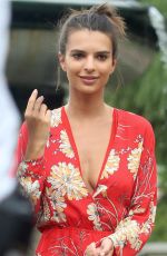 EMILY RATAJKOWSKI in Summer Dress 08/09/2016