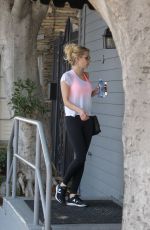 EMMA ROBERTS Heading to a Gym on West Hollywood 08/03/2016