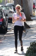 EMMA ROBERTS Heading to a Gym on West Hollywood 08/03/2016