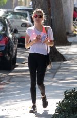 EMMA ROBERTS Heading to a Gym on West Hollywood 08/03/2016