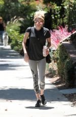 EMMA ROBERTS Leaves a Friends House in Beverly Hills 08/11/2016