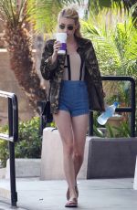 EMMA ROBERTS Out and About in West Hollywood 08/06/2016