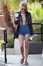 EMMA ROBERTS Out and About in West Hollywood 08/06/2016