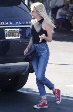 EMMA ROBERTS Out and About in West Hollywood 08/16/2016