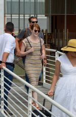 EMMA STONE Arrives at Venice Film Festival in Venice 08/30/2016