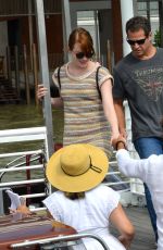 EMMA STONE Arrives at Venice Film Festival in Venice 08/30/2016