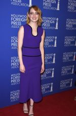 EMMA STONE at Hollywood Foreign Press Association’s Grants Banquet in Beverly Hills 08/04/2016