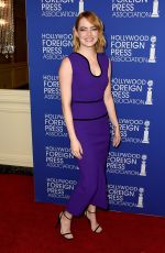 EMMA STONE at Hollywood Foreign Press Association’s Grants Banquet in Beverly Hills 08/04/2016