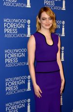 EMMA STONE at Hollywood Foreign Press Association’s Grants Banquet in Beverly Hills 08/04/2016