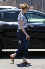 EMMA STONE Out and About in Beverly Hills 08/02/2016