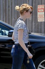 EMMA STONE Out and About in Beverly Hills 08/02/2016