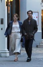 EMMA STONE Out and About in London 08/21/2016