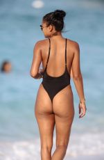 ENIKO PARRISH in Swimsuit at a Beach in St. Barts 08/15/2016
