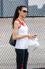 FAMKE JANSSEN leaves a Gym in New York 08/05/2016