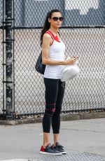 FAMKE JANSSEN leaves a Gym in New York 08/05/2016