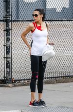 FAMKE JANSSEN leaves a Gym in New York 08/05/2016