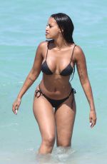 FANNY ROBERT NEGUESHA in Bikini at a Beach in Miami