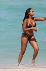 FANNY ROBERT NEGUESHA in Bikini at a Beach in Miami