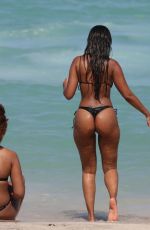 FANNY ROBERT NEGUESHA in Bikini at a Beach in Miami