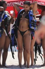 FANNY ROBERT NEGUESHA in Bikini at a Beach in Miami