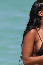 FANNY ROBERT NEGUESHA in Bikini at a Beach in Miami