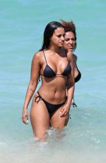 FANNY ROBERT NEGUESHA in Bikini at a Beach in Miami