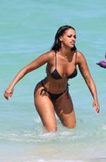FANNY ROBERT NEGUESHA in Bikini at a Beach in Miami