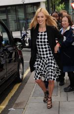 FEARNE COTTON at BBC Radio 2 Studios in London 08/20/2016