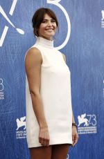 GEMMA ARTERTON at 73rd Venice Film Festival Photocall in Venice 08/31/2016